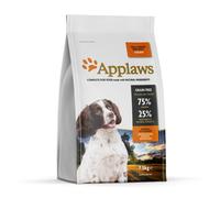 Applaws Complete and Grain Free Dry Dog Food for Adult Medium and Small Dogs, Chicken, 7.5 kg (Pack of 1)