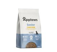 Applaws Complete and Grain Free Dry Senior Dog Food 12kg Chicken, All Breeds, High Protein Dog Kibble (Pack of 1)