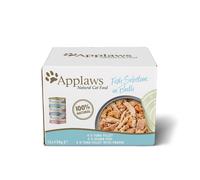 Applaws Fish Selection in Broth Multipack Wet Cat Food Tins - 12 x 156g