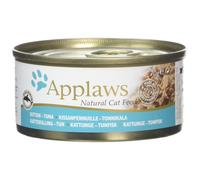 Applaws Natural Tuna Fillet in Jelly Tins Kitten Food - 24 x 70g