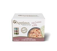 Applaws Multipack Fish Selection in Jelly Wet Cat Food Tins - 12 x 70g