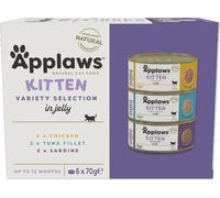 Applaws Natural Cat Food, Kitten Multipack Chicken and Fish Selection in Jelly
