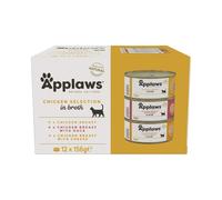 Applaws Natural Chicken Selection in Broth Tins Cat Food - 12 x 156g