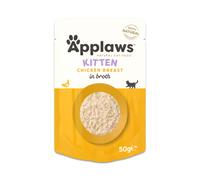 Applaws Natural Kitten in Broth Saver Pack 48 x 50g - Chicken Breast