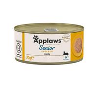 Applaws Natural Senior Wet Cat Food, Chicken in a Soft Mousse 70g Tin (Pack of 24 x 70g Tins)
