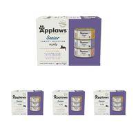 Applaws Natural Senior Wet Cat Food, Tuna and Chicken Selection Multipack in Jelly Pack of 24 x 70g Tin