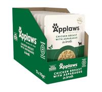 Applaws Natural Wet Cat Food Pouch, Chicken with Asparagus - 12 x 70g