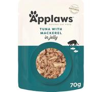 Applaws Adult Cat Pouches in Jelly 16 x 70g - Tuna with Mackerel