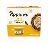 Applaws Natural Wet Dog Food Cans, Chicken with Rice in Broth - 16 x 156g