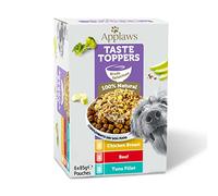 Applaws Natural Wet Dog Food Pouch, Grain Free Meat and Fish Selection in Broth 6 x 85g Pouches