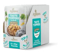 Applaws Natural Wet Dog Food Pouch, Grain Free Tuna with Vegetables in Broth 12 x 85g Pouches