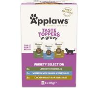 Applaws Natural Wet Dog Food Pouch, Variety Selection in Gravy - 6 x 85g