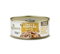 Applaws Natural Wet Dog Food Tins, Grain Free Chicken with Vegetables in Jelly, 156g (Pack of 12)