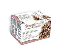 Applaws Complete Wet Cat Food for Senior Adult Cats, Tuna and Chicken Selection in Jelly Tin 6 x 70g