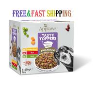 Applaws - Taste Dog Food Toppers - Chicken, Beef & Lamb in Stew - 8 x 156g