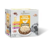 Applaws Taste Toppers Natural Wet Dog Food Pouch, Chicken with Meat Gravy Selection 24 x 85g Pouches