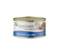 Applaws Cat Food Tin Tuna and Crab, 70g, Pack of 24