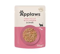 Applaws Cat Pouch Tuna Fillet & Black Tiger Prawn 12 x 70g 840g