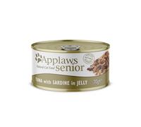 Applaws Tuna & Sardine in Jelly Senior Wet Cat Food Tins - 24 x 70g