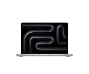 Apple 2023 MacBook Pro laptop M3 Pro chip with 11-core CPU, 14-core GPU: 14.2-inch Liquid Retina XDR display, 18GB unified memory, 512GB SSD storage. Works with iPhone/iPad; Silver