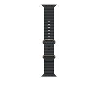 Apple 49mm Black Ocean Band - Natural Titanium Finish