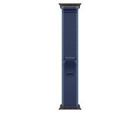 Apple 49mm Blue/Bright Blue Trail Loop - S/M - Black Titanium Finish Band Titani