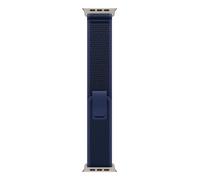 Apple 49mm Blue Trail Loop - S/M - Natural Titanium Finish