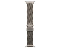 Apple 49mm Natural Titanium Milanese Loop - Small