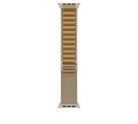 Apple 49mm Tan Alpine Loop - Large - Natural Titanium Finish