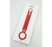 APPLE AirTag Leather Loop Case Holder - Saddle Brown / Red / Forest Green