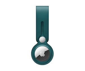 Apple AirTag Leather Loop - Forest Green