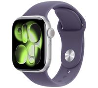 Apple Apple Watch Series 11 GPS 42mm Silver Aluminium Purple Fog Sport Band S/M MEU64 - Unisex - 42 mm - Smartwatch - Quartz with charger Black 42/44/45/49 mm