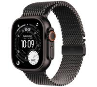 Apple Apple Watch Ultra 3 GPS + Cellular 49mm Black Titanium Black Titanium Milanese Loop Large MF1T4 - Unisex - 49 mm - Smartwatch - Quartz with charger Black 42/44/45/49 mm