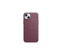 Apple - Back cover for mobile phone - MagSafe compatibility - microtwill, FineWoven - mulberry - for iPhone 15 Plus