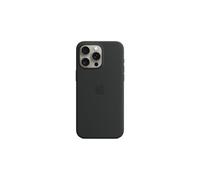 Apple - Back cover for mobile phone - MagSafe compatibility - silicone - black - for iPhone 15 Pro Max