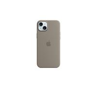 Apple - Back cover for mobile phone - MagSafe compatibility - silicone - clay - for iPhone 15 Plus