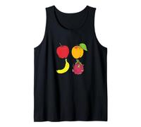 Apple Banana Dragonfruit Mixed Fruits Tank Top