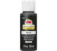 Apple Barrel Acrylic Paint, Black, 2oz