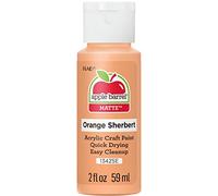 Apple Barrel Acrylic Paint, Orange Sherbert 2 fl oz Classic Matte Acrylic Paint For Easy To Apply DIY Arts And Crafts, Art Supplies With A Matte Finish- Pack of 1