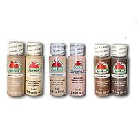 Apple Barrel Dark Flesh Tone Acrylic Paint Set