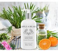 Apple & Bears Luxury California Hand Wash - 300ml / 10.1 fl oz - Vitamin C Radiance Hand Soap Made in England - Orange, Mandarin & Lime