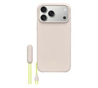 Beats iPhone 17 Pro Max Kickstand Case with MagSafe & Camera Control, Built in Stand & Lanyard, Matte Finish with Microfibre Lining - Limestone
