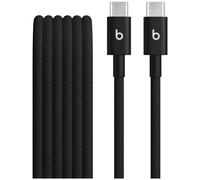 Beats USB-C to USB-C Woven Cable, Fast Charging, Durable/Tangle-Free, Compatible Charger for Apple & Android USB-C Devices (1.5 m) - Bolt Black