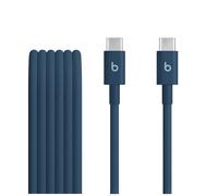 Beats USB-C to USB-C Woven Cable, Fast Charging, Durable/Tangle-Free, Compatible Charger for Apple & Android Devices (1.5 m) - Nitro Navy