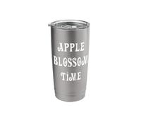 Apple Blossom Time Stainless Steel Insulated Tumbler