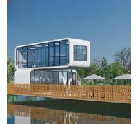 Apple Cabin House, Tiny Houses, Prefab Homes, Luxury Modern House, Equipped with Bedroom, Bathroom and Kitchen, Prefabricated Container House Designed Specifically, Expandable Container House