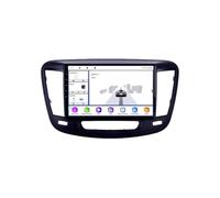 Apple Car Play Screen Android Auto Screen for Chrysler 200 200C 200S 2015-2019 Wireless, Mirror Link, Live Navigation, Voice Assistant, Touchscreen, Bluetooth, Aux, 4 Core 1G+32G