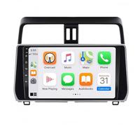 Apple Car Play Screen Android Auto Screen for Toyota Land Cruiser Prado 150 2017 2018 Backup Camera, Mirror Link, Bluetooth, Voice Control, Gps Navigation, Aux, Voice, 8 Core 4G+64G
