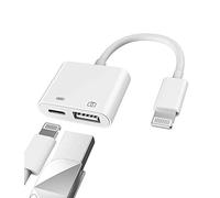Apple Certified Lightning Male to USB Female Adapter OTG and Charger Cable for iPhone 11 12 Mini max pro xs xr x se 7 8plus Ipad air A Camera Memory Stick Flash Drive Cord Converter Charging Splitter