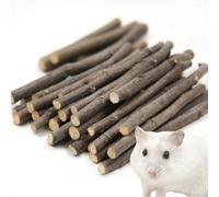 Apple Chew Sticks Treats for Small Animals, Chew Toys Natural Wood Molar Toy for Rabbits, Chinchillas, Guinea Pigs, Hamsters, Parrots Bunny and Squirrel (15cm)